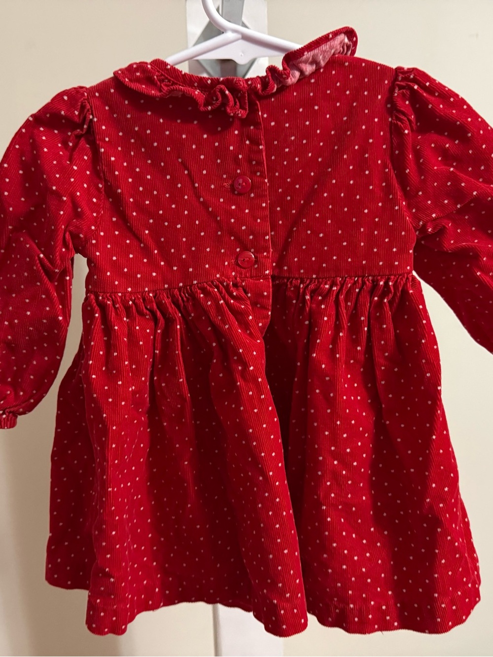 Bonnie Baby Smocked Snowflake Dress - Picture 6 of 8